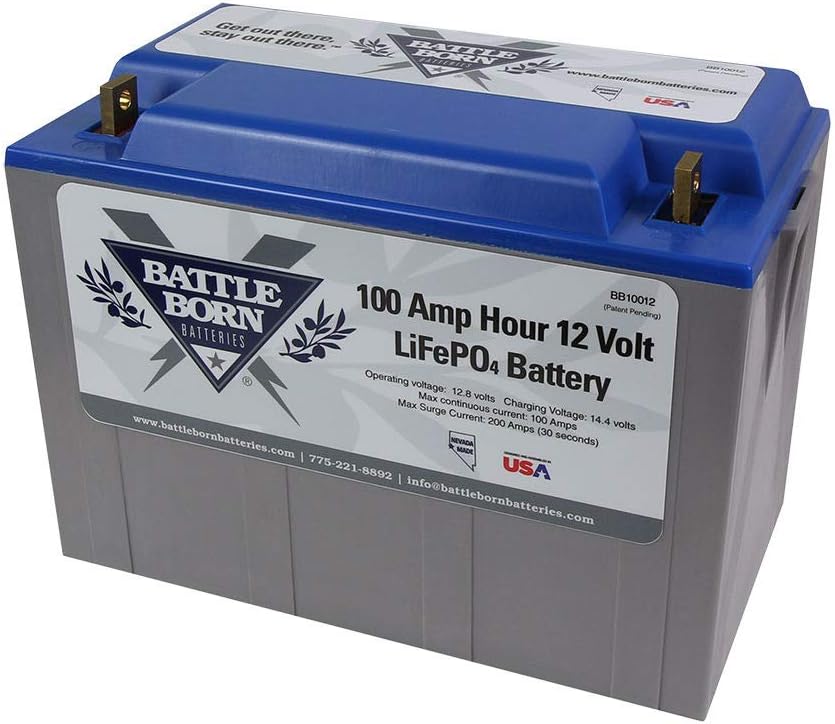 100Ah 12v LiFePO4 Deep Cycle Battery with Built-In BMS B81807
