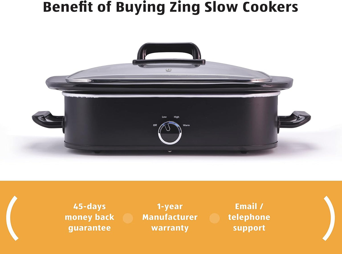 4-Quart Manual Slow Cooker with Keep Warm Setting J293
