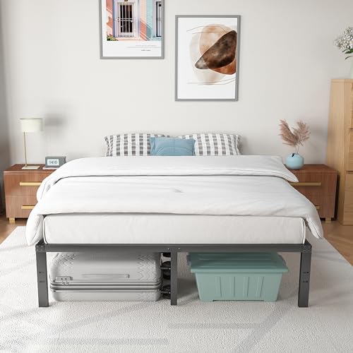 14 Inch Twin Black Metal Bed Frame M4078