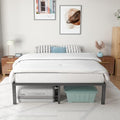 14 Inch Twin Black Metal Bed Frame M4078