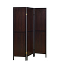 Rustic Tobacco 3 Panel Folding Screen U784