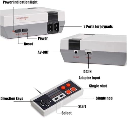 Retro Game Console with 620 Games and 2 Controllers N383