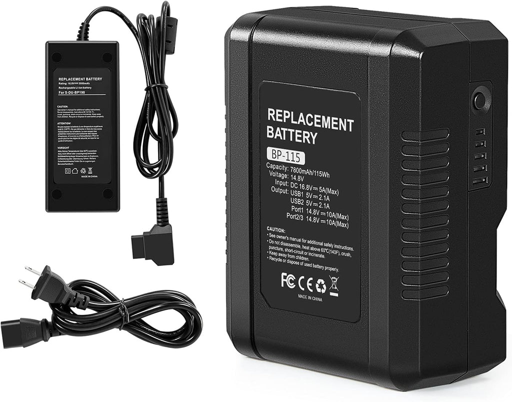 115Wh 7800mAh V Mount Battery with Dual D-Tap & USB Port M77296