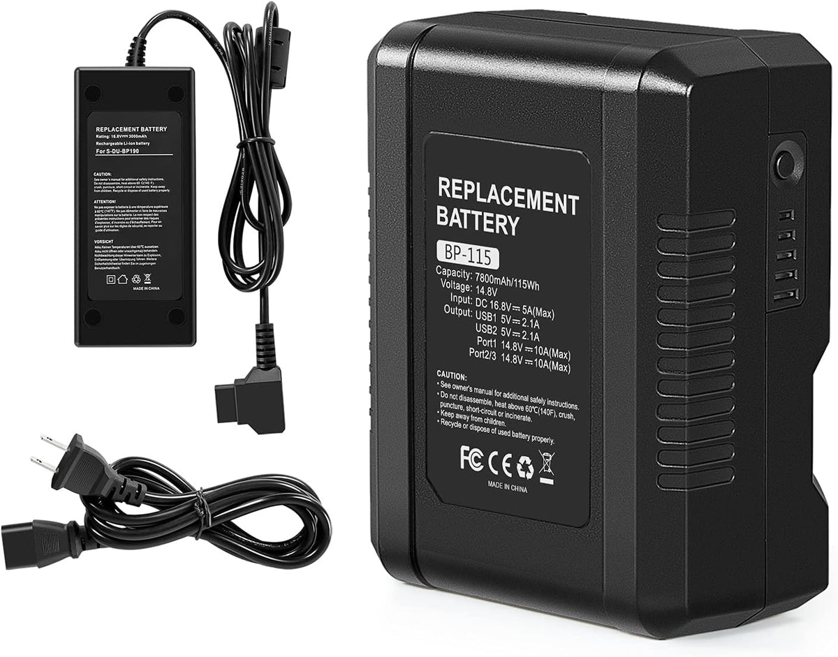 115Wh 7800mAh V Mount Battery with Dual D-Tap & USB Port M77296