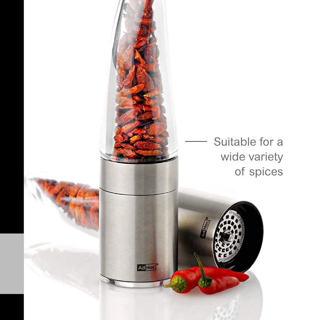 8" Stainless Steel Spice & Chili Pepper Mill B3056