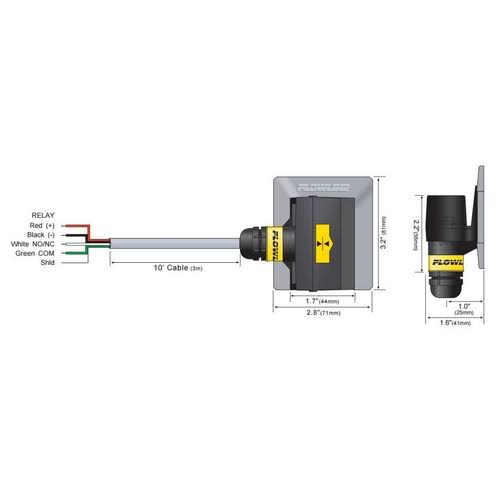Non-Intrusive Capacitance Level Switch with PE Bracket J16368