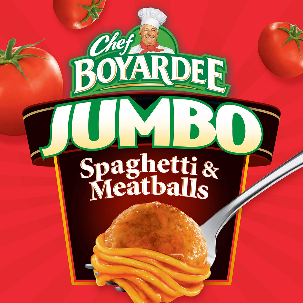 14.5 oz 12 Pack Jumbo Spaghetti and Meatballs F630