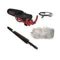 VideoMic with Micro Boompole, Deadcat Wind Muff and 3.5mm Extension Cable V2804
