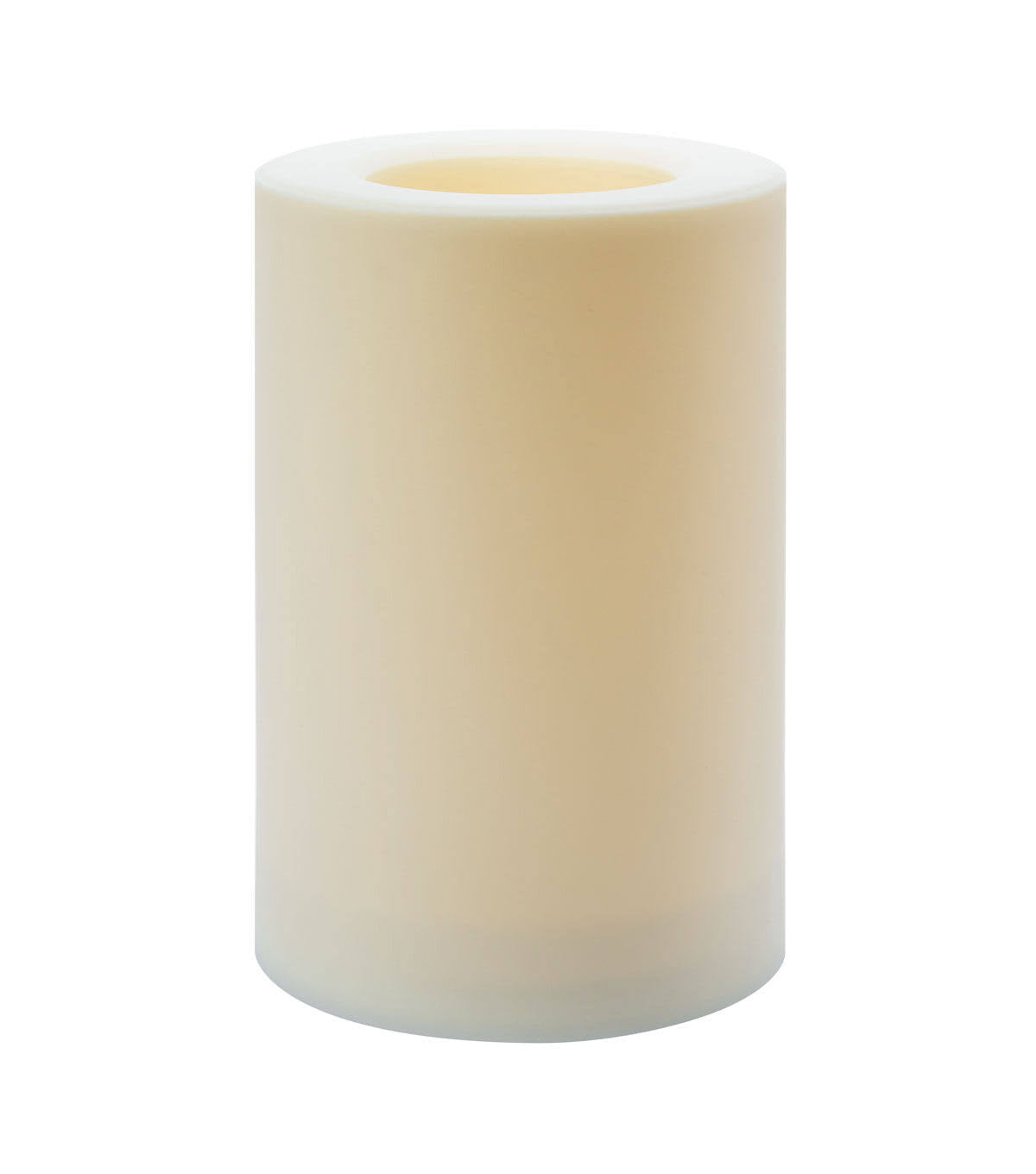 White Smooth Wax Pillar Candle A237