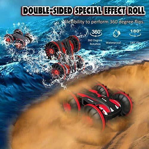 Toy Cars Amphibious RC Car 2.4 GHz Red D233
