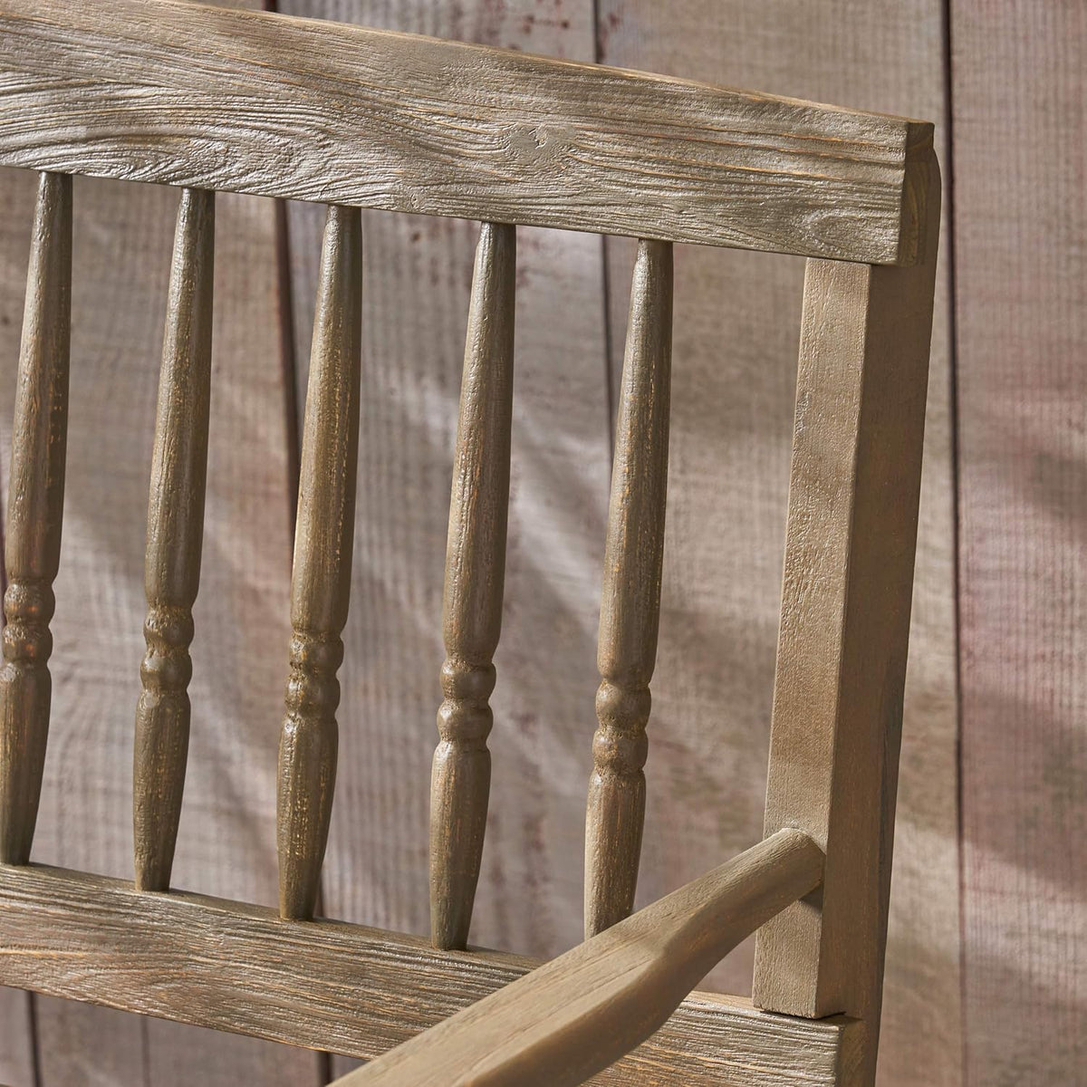 Acacia Wood Outdoor Bench with Shelf C1405