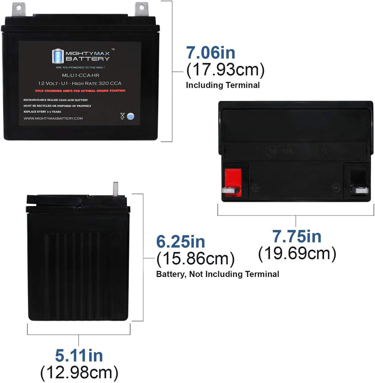 12V 320CCA Battery H98665