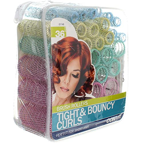 36 Pieces Curl & Body Brush Rollers G6840