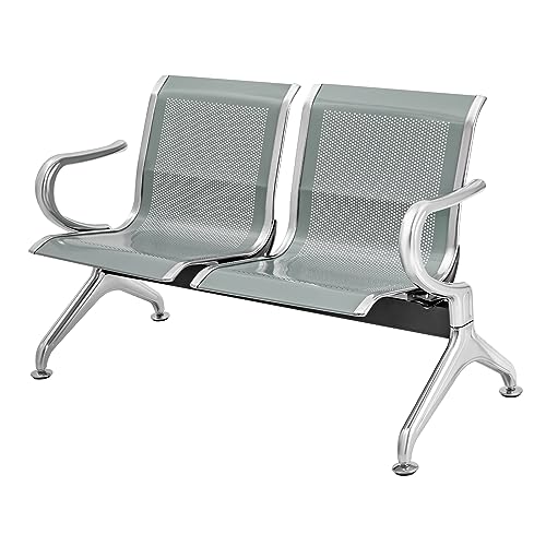 3 Seat Reception Chair Guest Bench (Blue) U469732