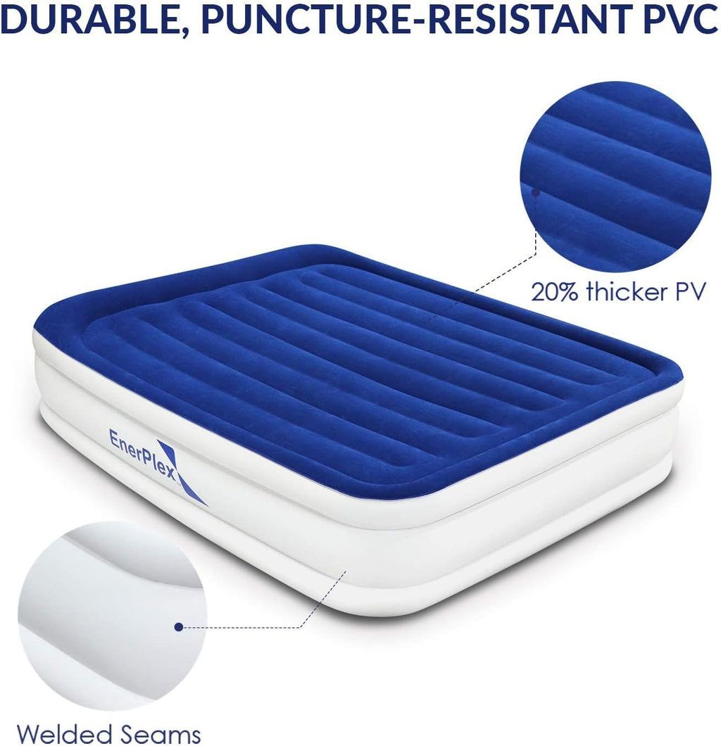 Queen Air Mattress with Built-in Dual Pump I9686