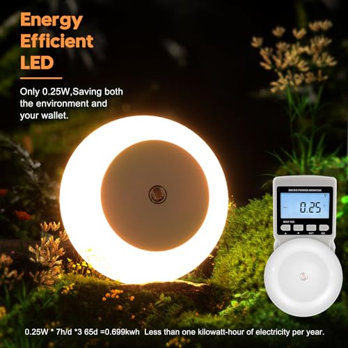 Amber LED Night Light 0.5W 2 Pack Y758271