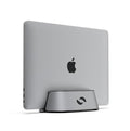 Black Aluminum Adjustable Vertical Laptop Stand T999102