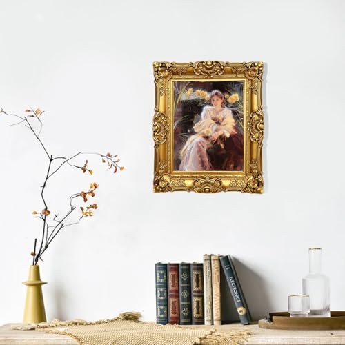 8x10 Black Vintage Picture Frame X542