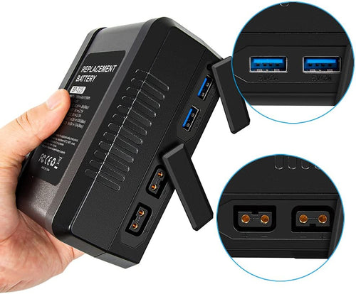 115Wh 7800mAh V Mount Battery with Dual D-Tap & USB Port M77296