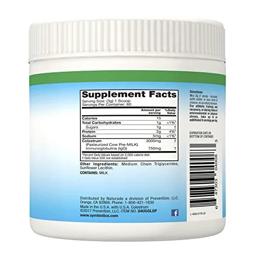 Colostrum Plus Powder Supplement, 6.3 Ounces (180 g) V36215