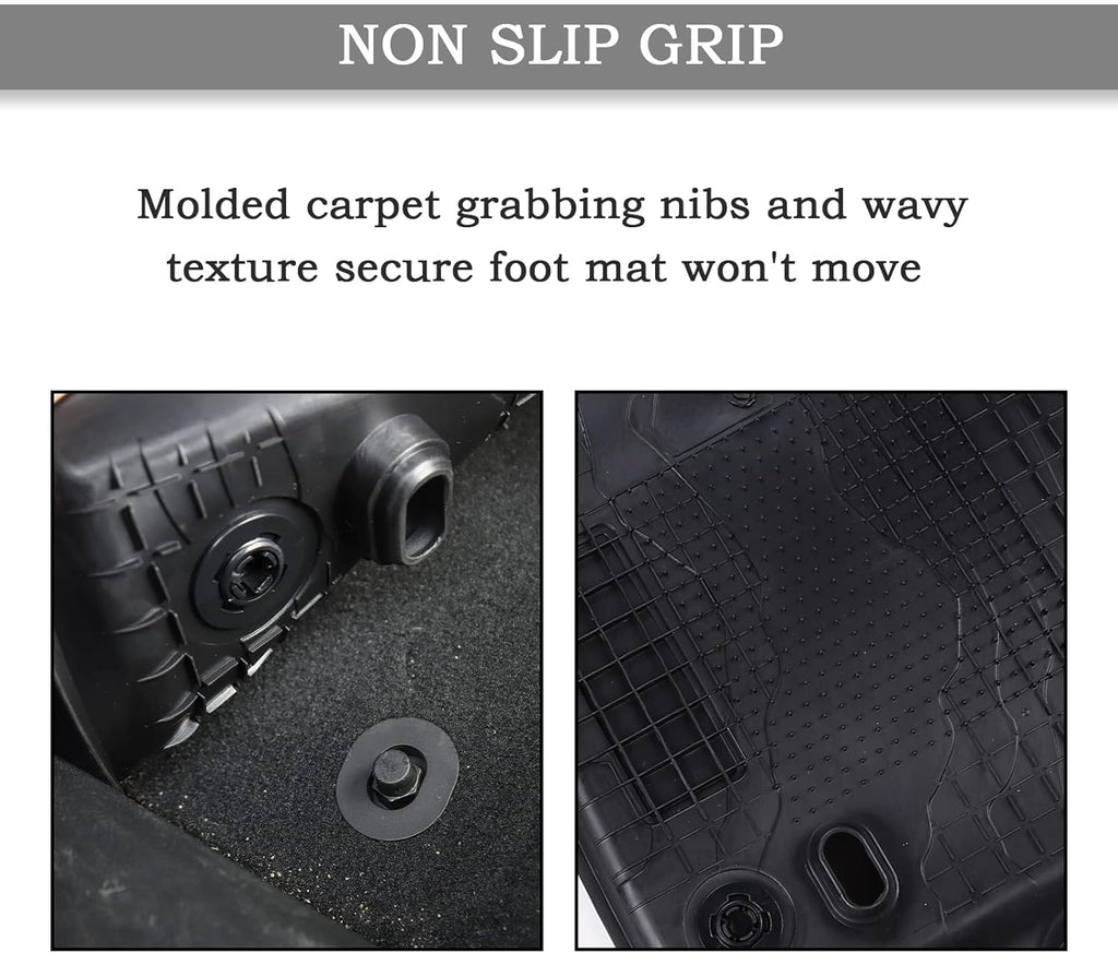 Front and Back TPE Floor Mats Pack of 2 Y999