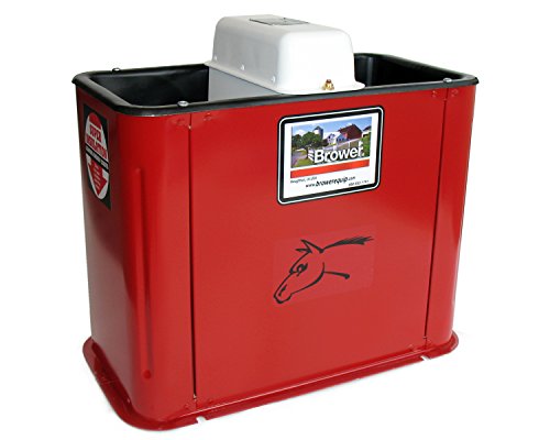 Red Super Insulated Electric Heated Livestock Waterer O827