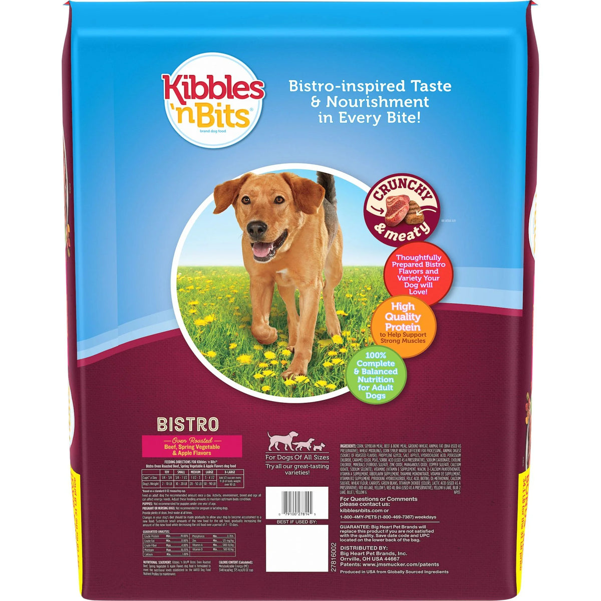 34.1-Pound Beef, Spring Vegetable & Apple Flavor Dog Food R57816
