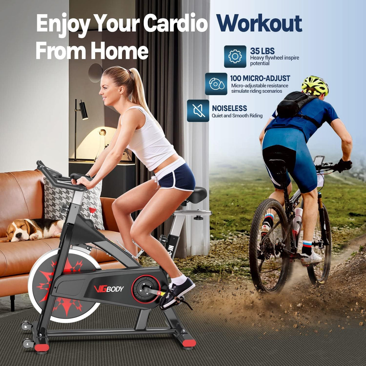 Adjustable Indoor Cycling Bike P665073