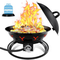 Portable Propane Fire Pit with Lid E976749