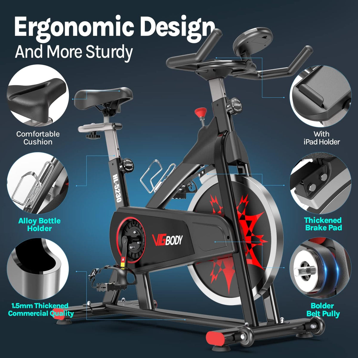 Adjustable Indoor Cycling Bike P665073