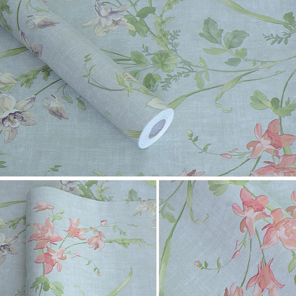 Light Green 17.7 Inch by 13 Feet Self-Adhesive Shelf Liner D4266
