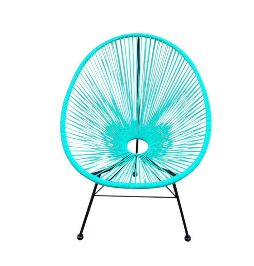 Indoor/Outdoor Chair plasticrattan-black P990