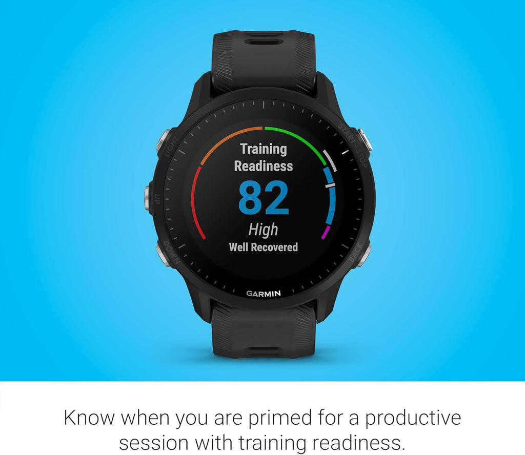Black GPS Running Smartwatch (Renewed) V43589