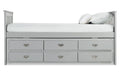 Twin Captain Bed with Trundle H672