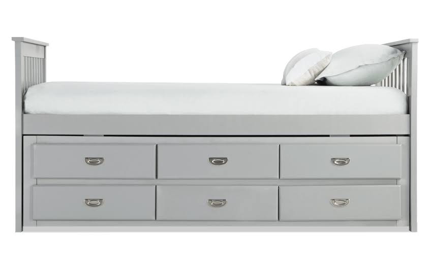 Twin Captain Bed with Trundle H672