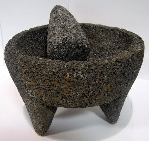 Lava Stone Mortar & Pestle Molcajete Y727216