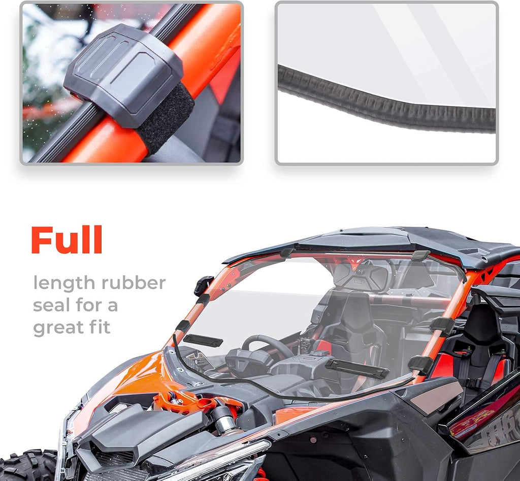 Vented Scratch Resistant PC Front Windshield F488731