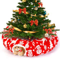 Cat Tunnel Bed Christmas Tree Skirt for Indoor Cats X26786