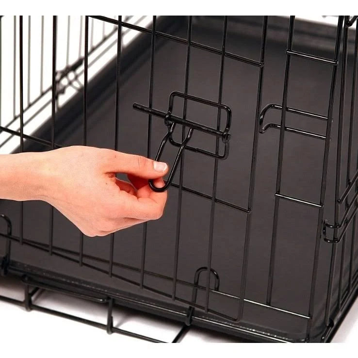 Double Door Metal Dog Crate E658435