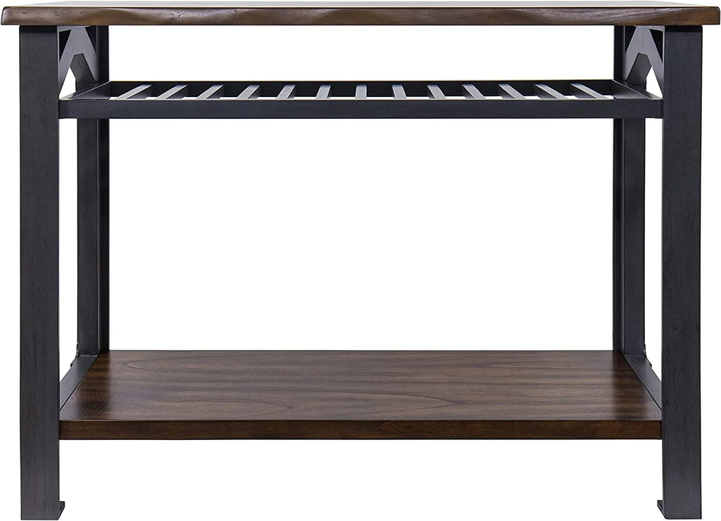 Console Table Graphite Grey Brown H2967