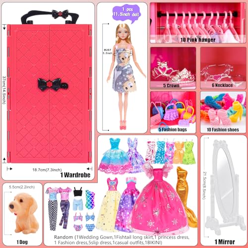 11.5-inch Fashion Doll and Wardrobe Playset Q92677