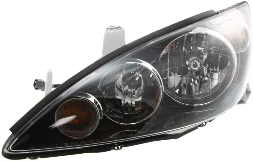 2005 2006 Toyota Camry Headlight Driver Side Black P2168