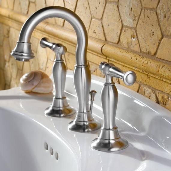 Polished Chrome Widespread Bathroom Faucet K244994