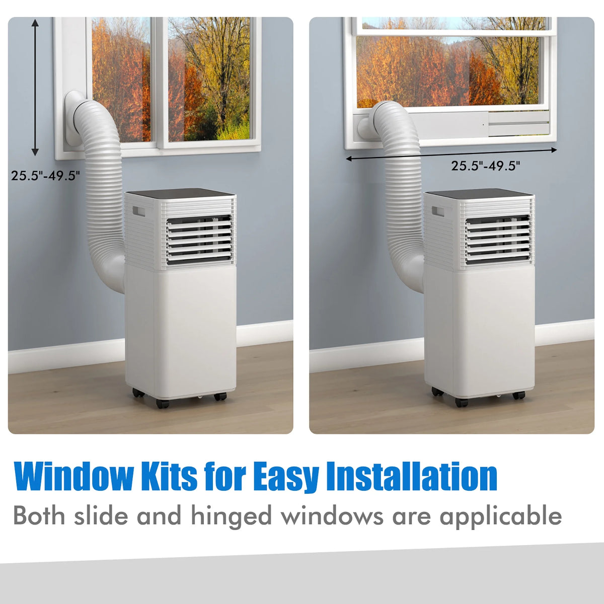 5000 BTU Portable Air Conditioner 3-in-1 Black D716730