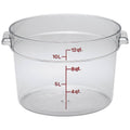 Round Storage Container Clear 12 qt. O425