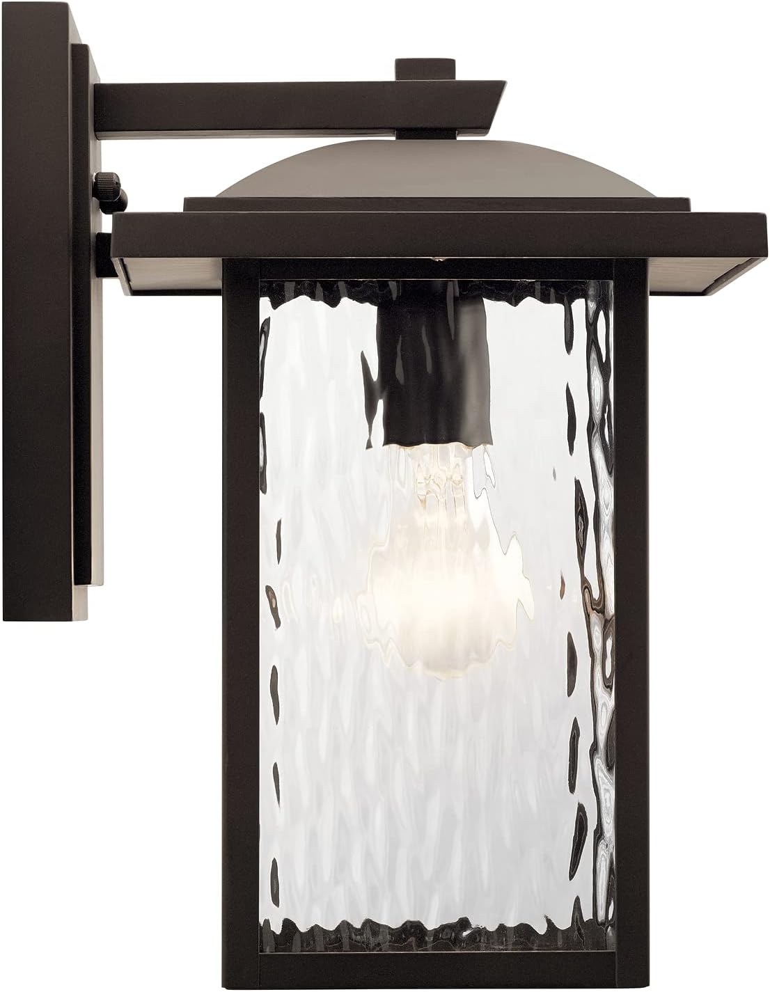 Outdoor Wall Light with Clear Water Glass in Olde Bronze I829537