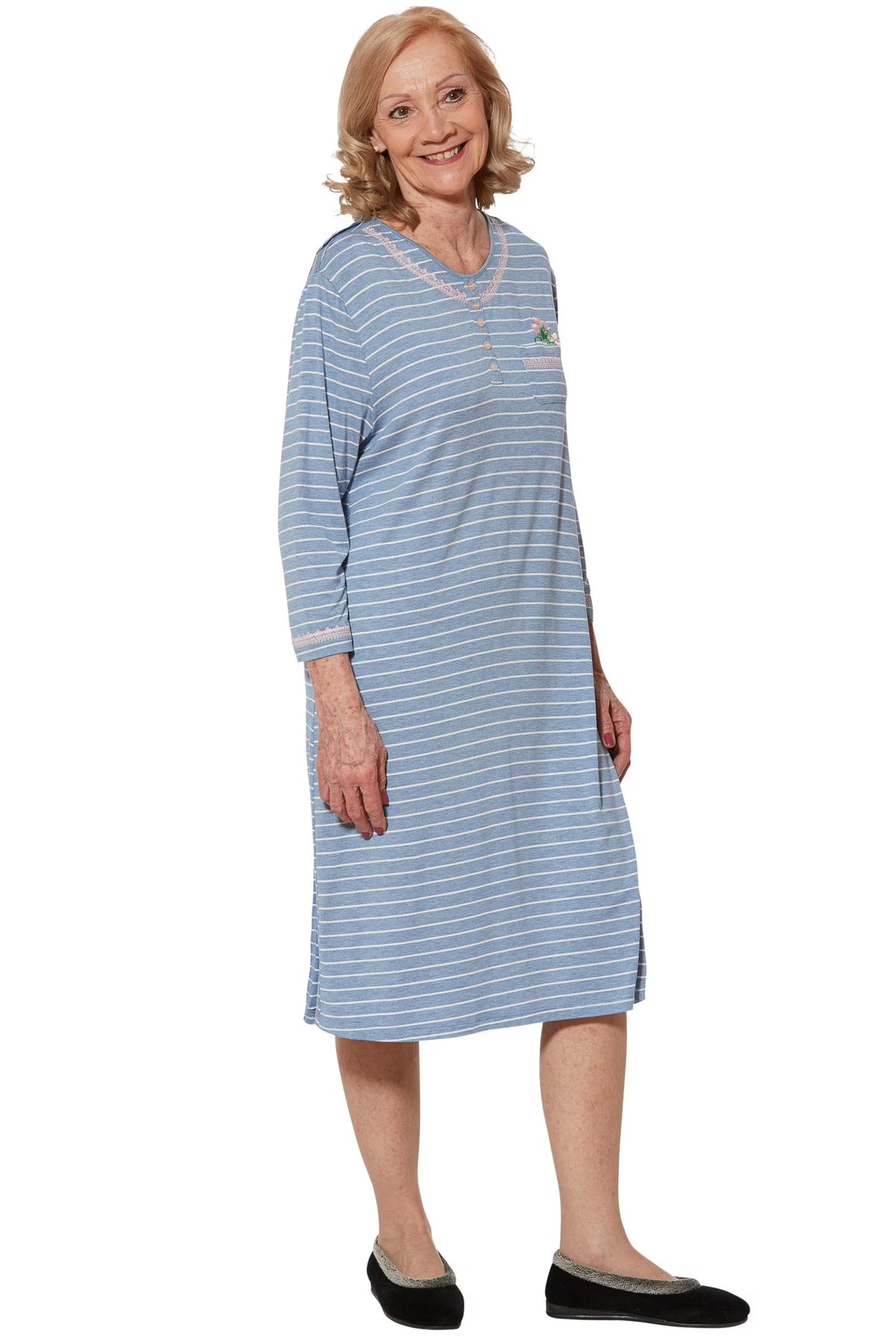 Blue Adaptive Nightgown 1XL T949