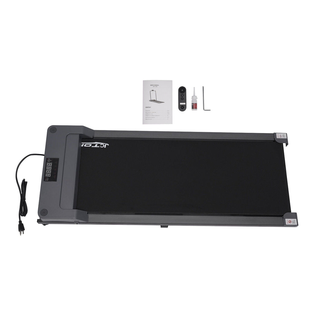1HP Under Desk Electric Treadmill 220lbs Capacity F662852