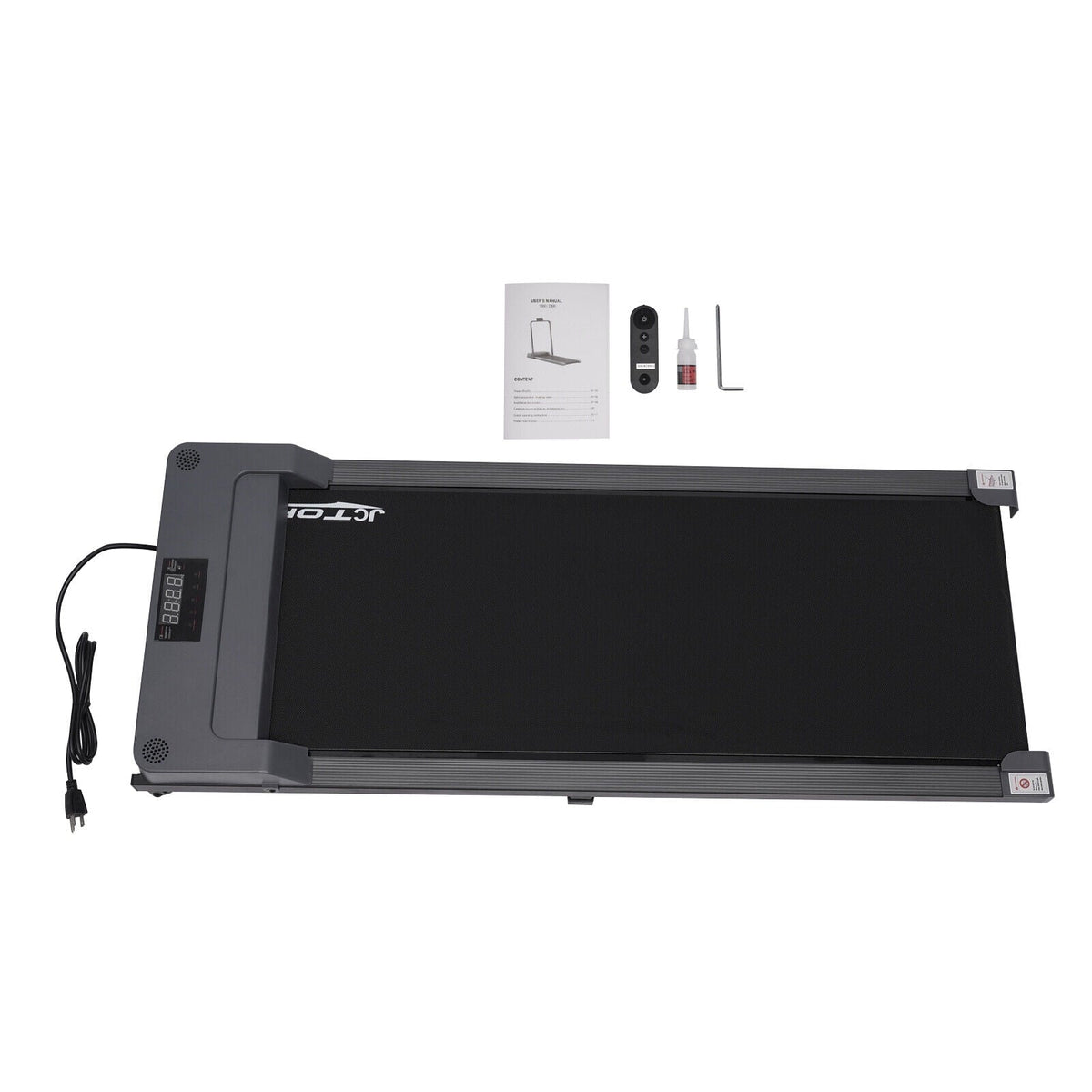 1HP Under Desk Electric Treadmill 220lbs Capacity F662852