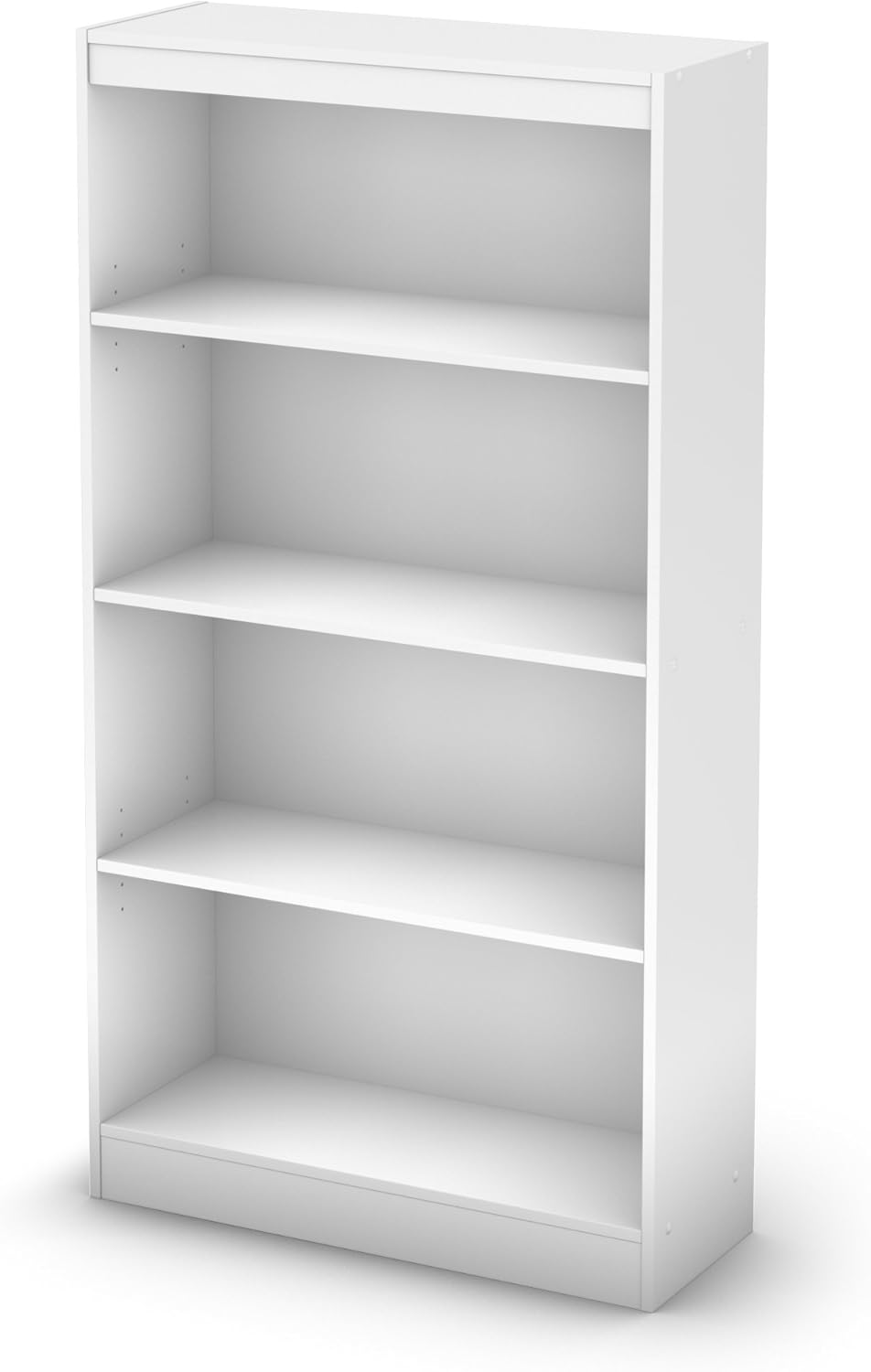4-Shelf Bookcase Pure White X66073